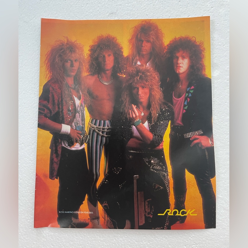 Vintage Whitesnake— Bold Orange and Black
